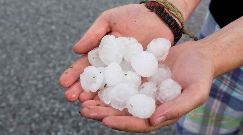 roof hail damage Denver