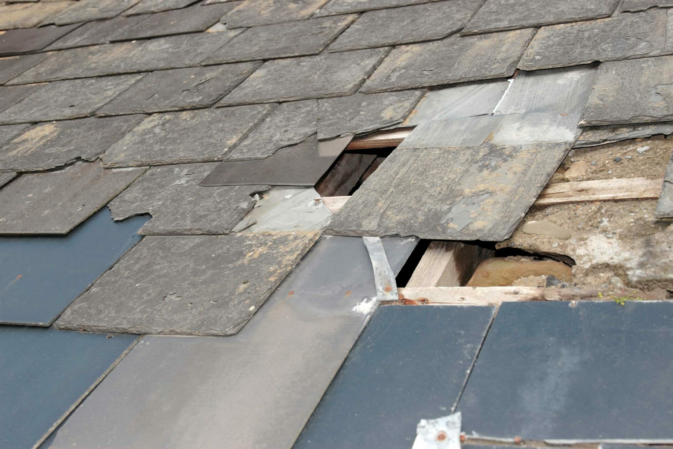 roof storm damage in Denver